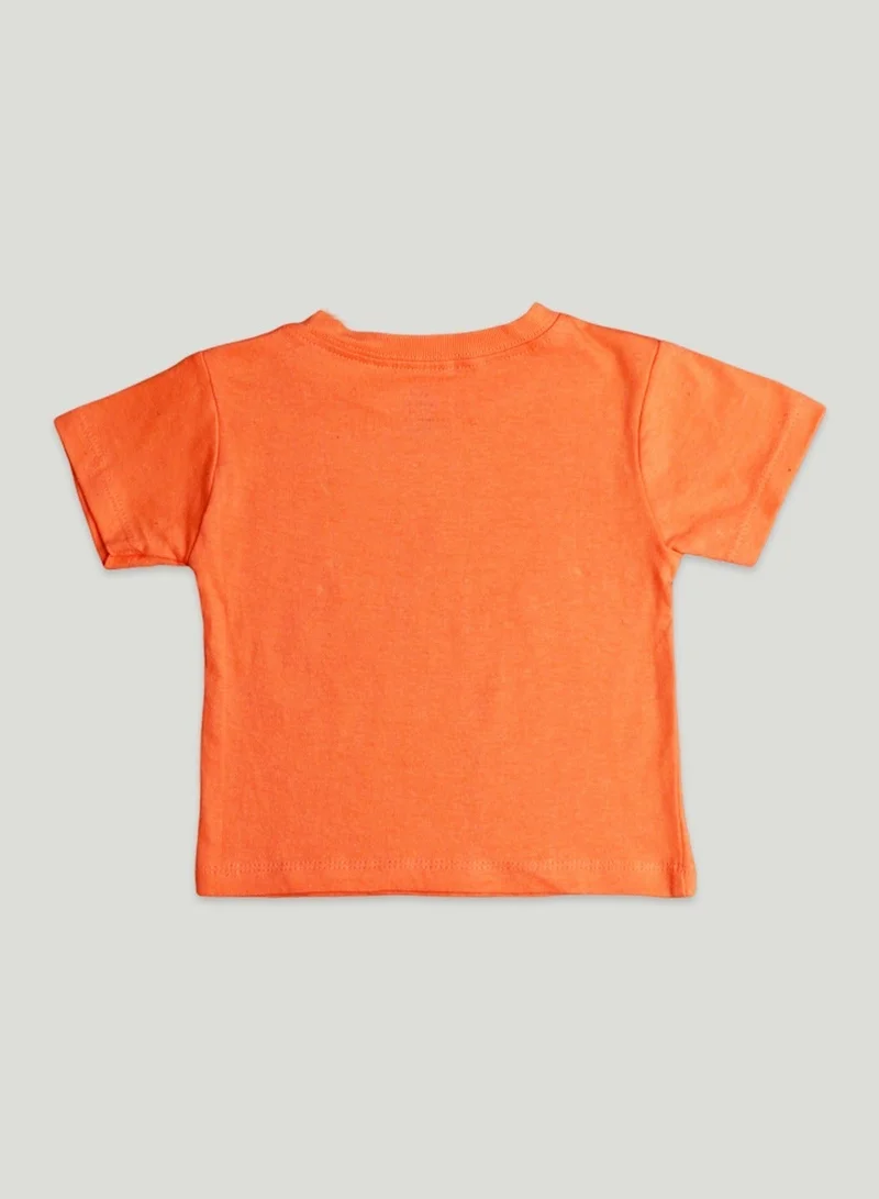 Luay Pack Of 1 100% Organic Cotton  T-Shirts for Boys & Girls Festive Short Sleeve Styles in Vibrant Colors and Patterns for Kids and Toddlers_Regular Fit  | Best Price UAE